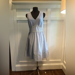 Esley Striped Dress with Neon Accents